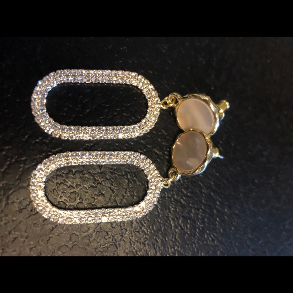 Luxury fashion earrings  925s post